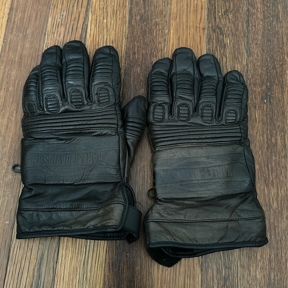 Leather riding gloves Harley Davidson